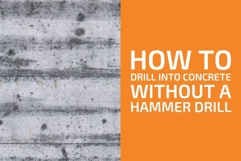 How to Drill and Screw into Concrete Without a Hammer Drill - Handyman ...