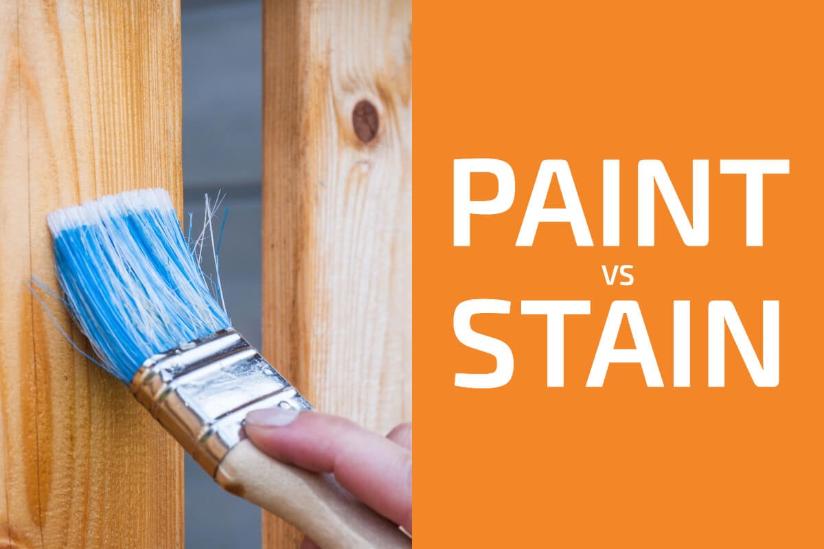 stain vs paint exterior wood