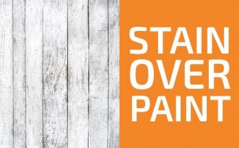 How to Stain Over Paint