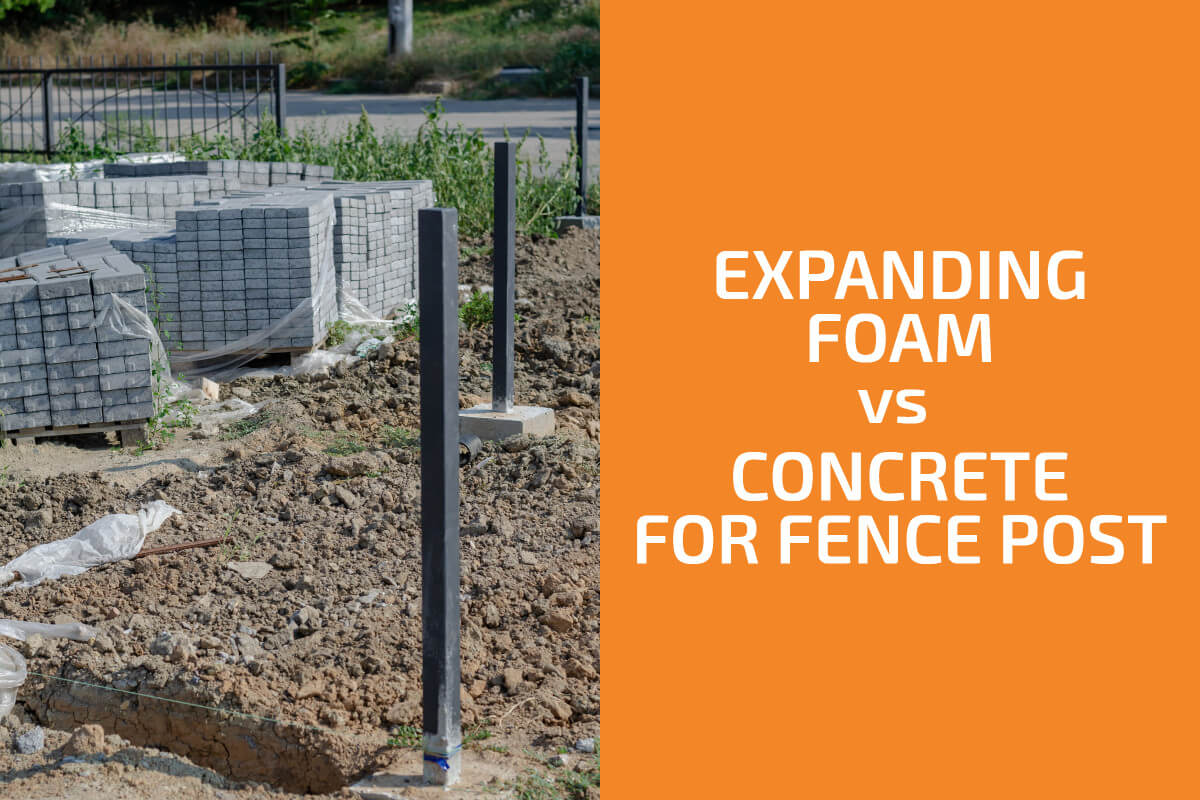 Expanding Foam vs. Concrete for Fence Posts Handyman's World