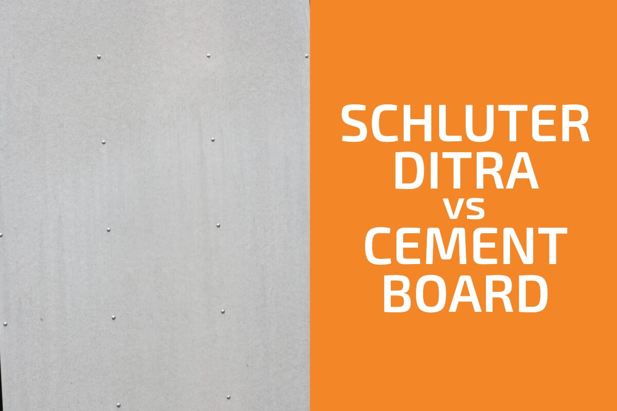 Schluter-Ditra vs. Cement Board: Which to Use?