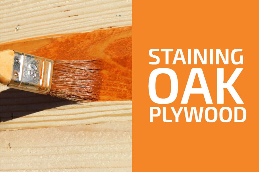 How to Stain Oak Plywood Handyman's World