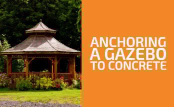 How to Anchor a Gazebo to Concrete